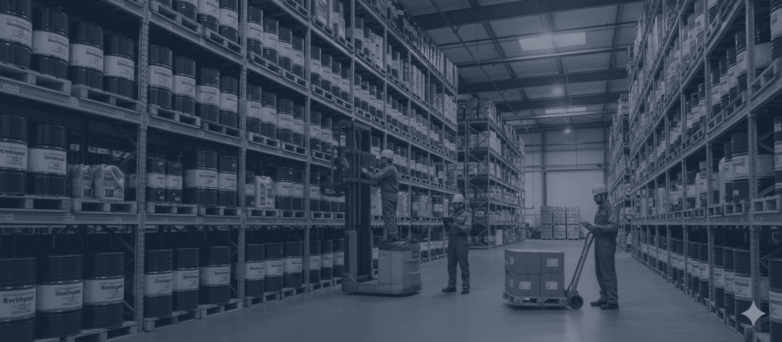 Lubricant distribution workflow